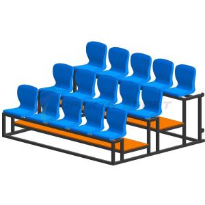 Купить Трибуна мобильная 3 ряда сиденья пластиковые на 15 мест в Богдановиче 