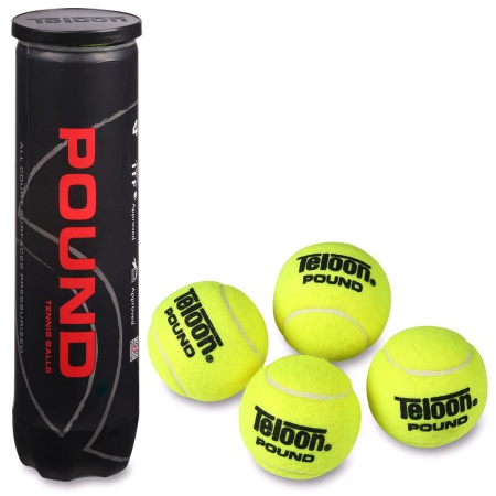 Купить Мяч для большого тенниса Teloon 828Т Р4  (4 шт) в Богдановиче 